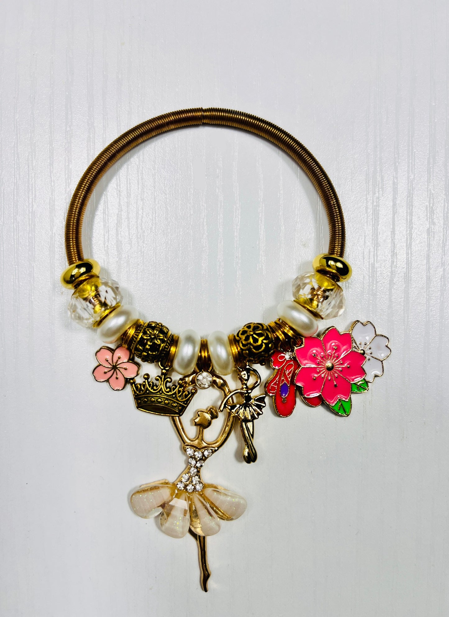 Gold Elastic Bracelets - Inspired by Barbie’s 12 Dancing Princesses