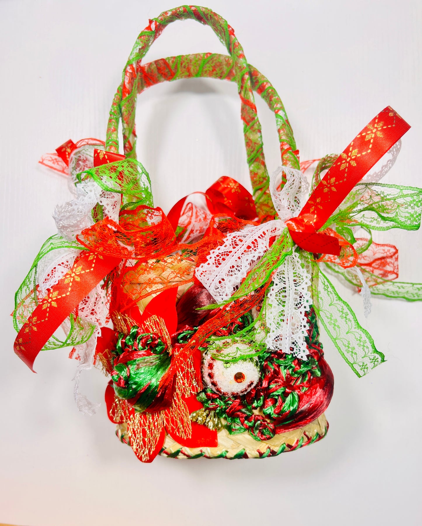 Grinchmas Christmas Mini Junky Straw Bag #1