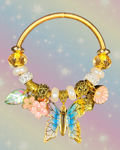 Fairy Glow Gold Elastic Bracelets