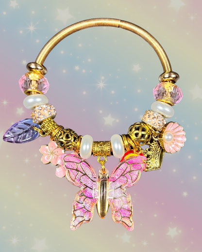 Fairy Glow Gold Elastic Bracelets