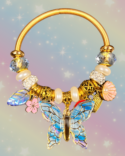 Fairy Glow Gold Elastic Bracelets