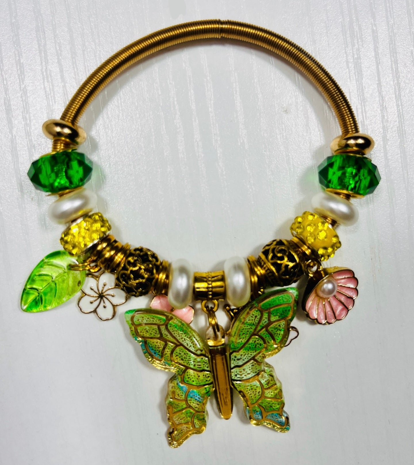 Fairy Glow Gold Elastic Bracelets