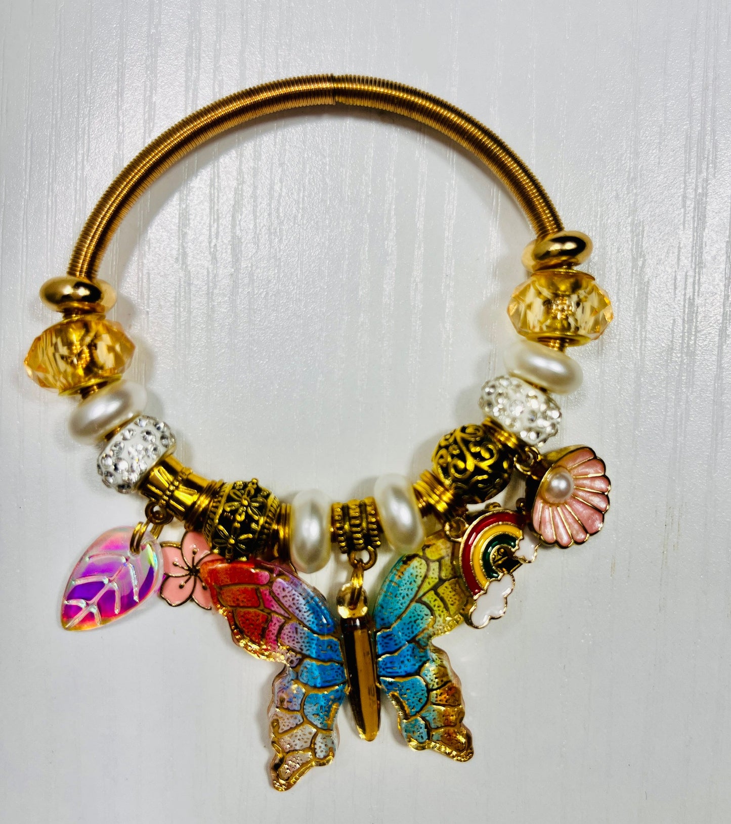 Fairy Glow Gold Elastic Bracelets