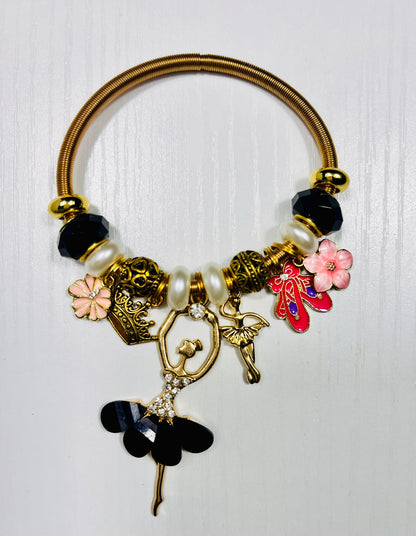 Gold Elastic Bracelets - Inspired by Barbie’s 12 Dancing Princesses