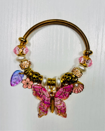 Fairy Glow Gold Elastic Bracelets