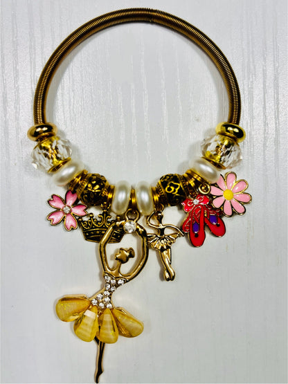 Gold Elastic Bracelets - Inspired by Barbie’s 12 Dancing Princesses