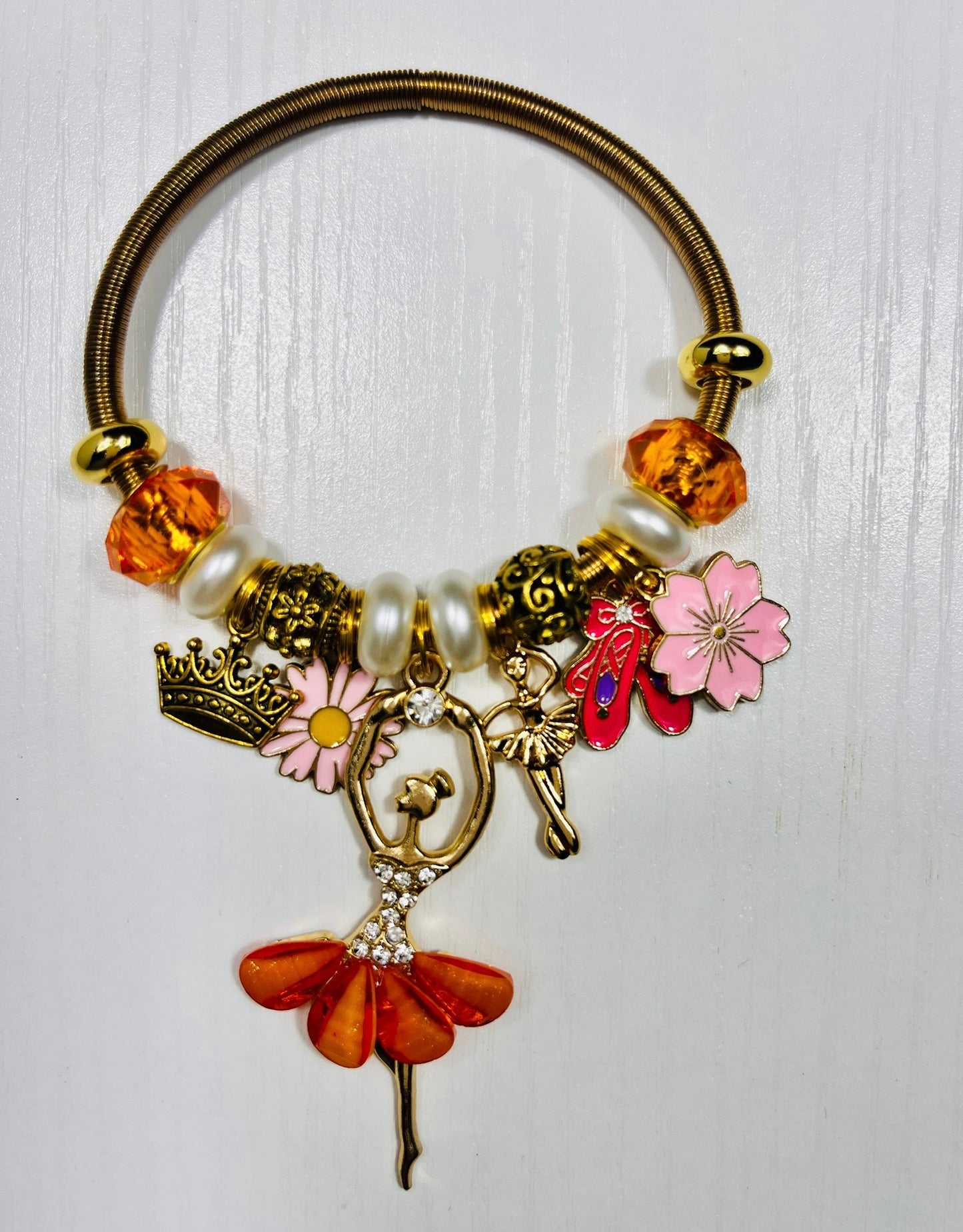 Gold Elastic Bracelets - Inspired by Barbie’s 12 Dancing Princesses
