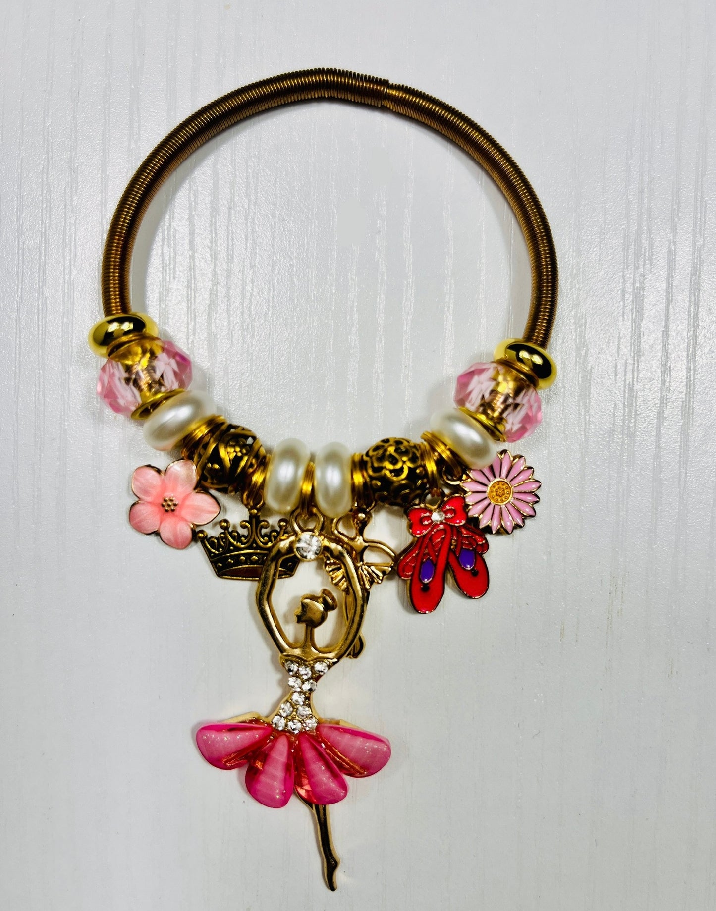 Gold Elastic Bracelets - Inspired by Barbie’s 12 Dancing Princesses