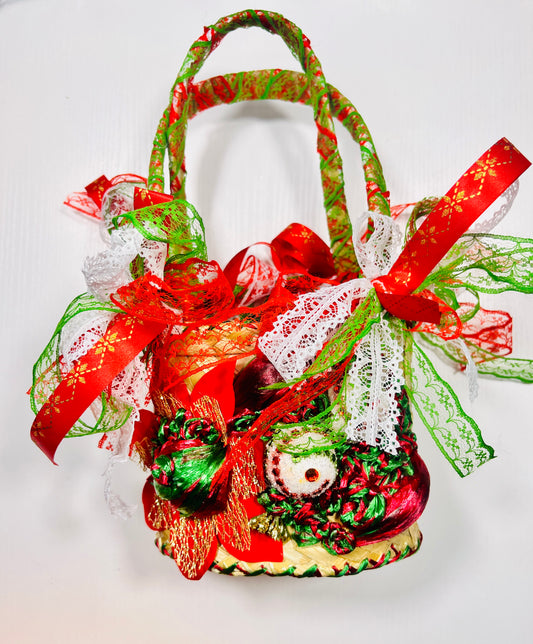 Grinchmas Christmas Mini Junky Straw Bag #1