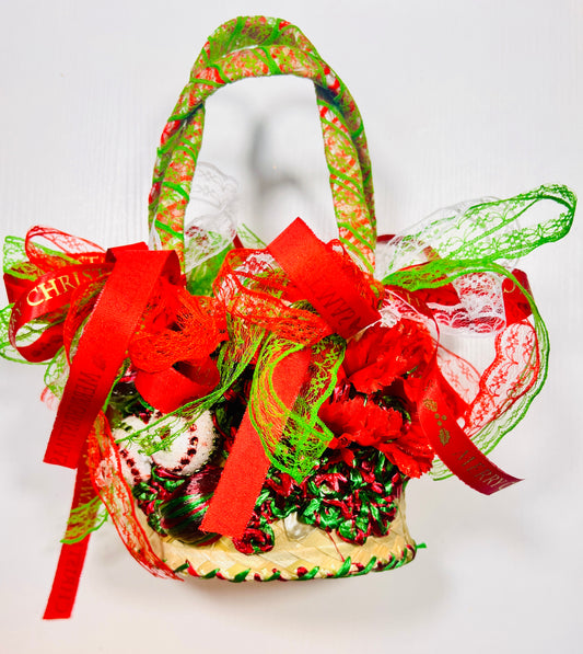 Grinchmas Christmas Mini Junky Straw Bag #2