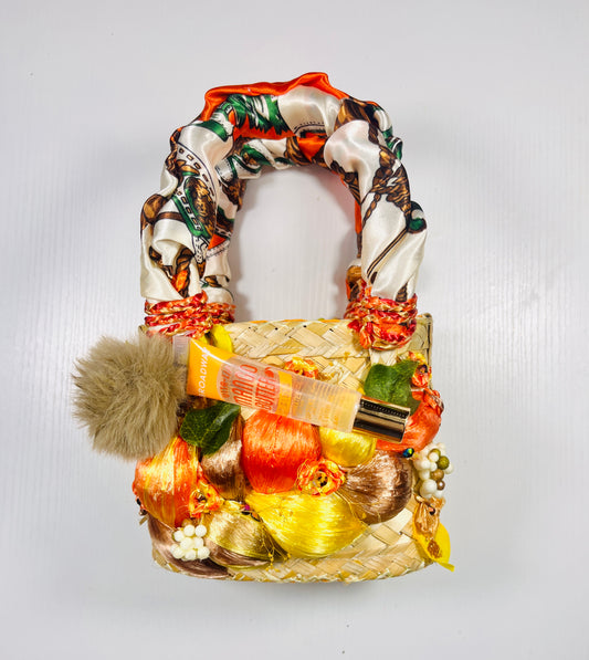 Autumn Breeze Mini Junky Straw Bag