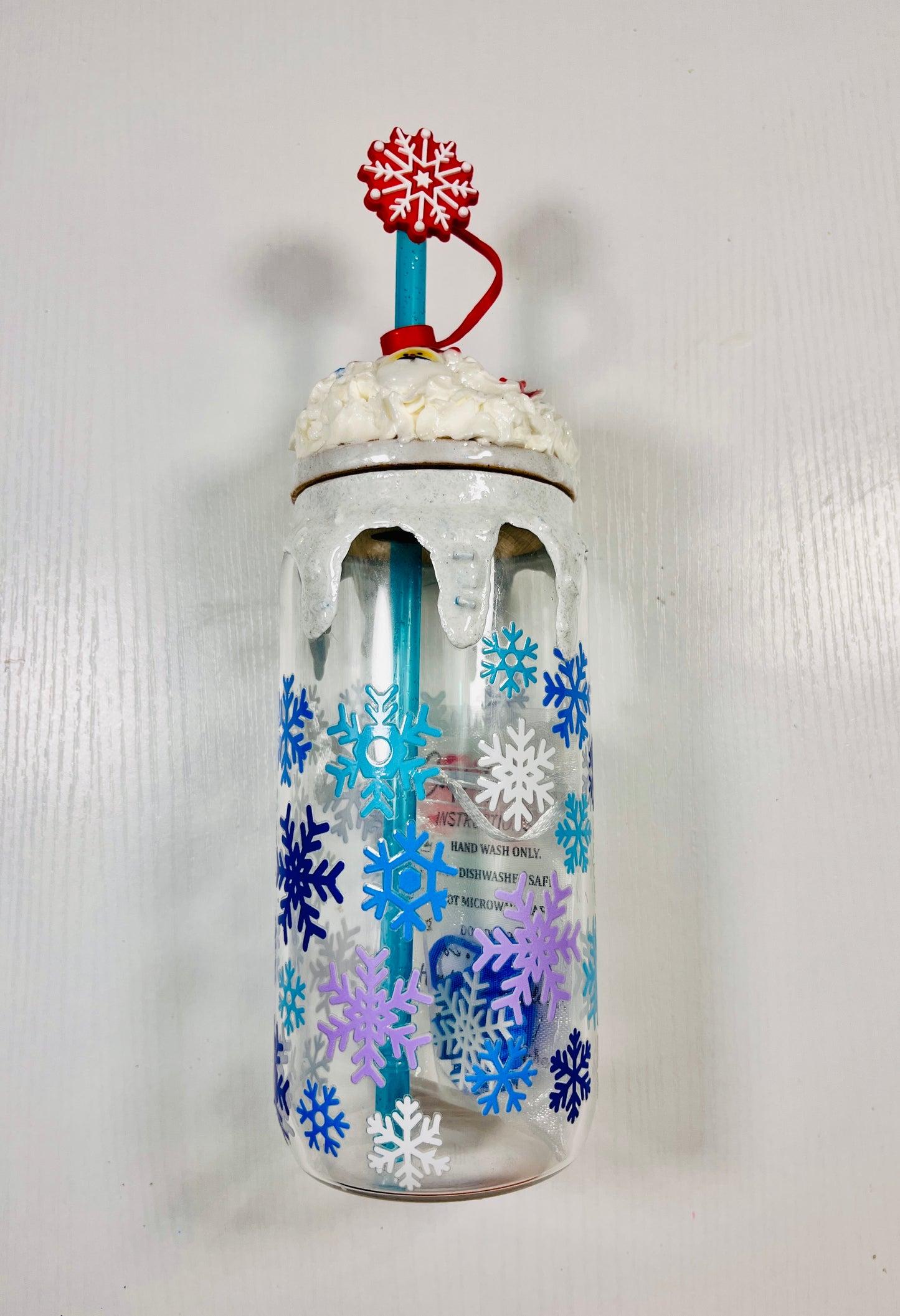 Merry Me Santa Baby 16 oz Glass Tumbler #1