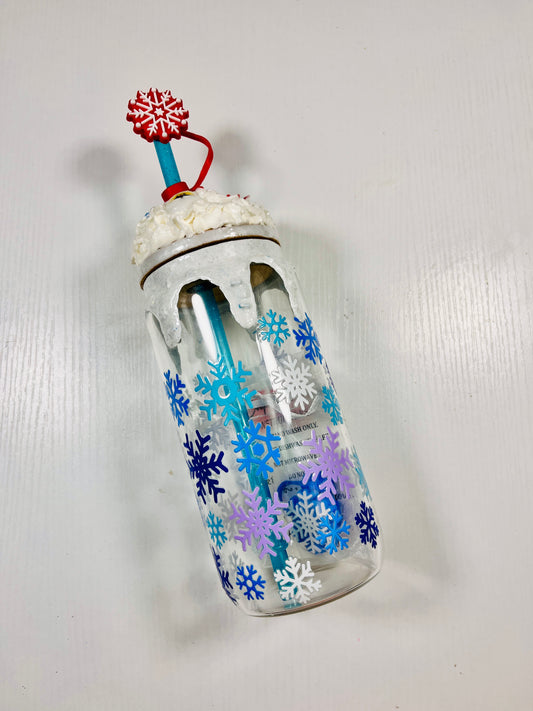 Merry Me Santa Baby 16 oz Glass Tumbler #1